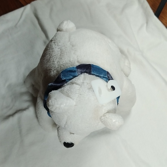 Polar Bear with Scarf stuff animal - Picture 4 of 9
